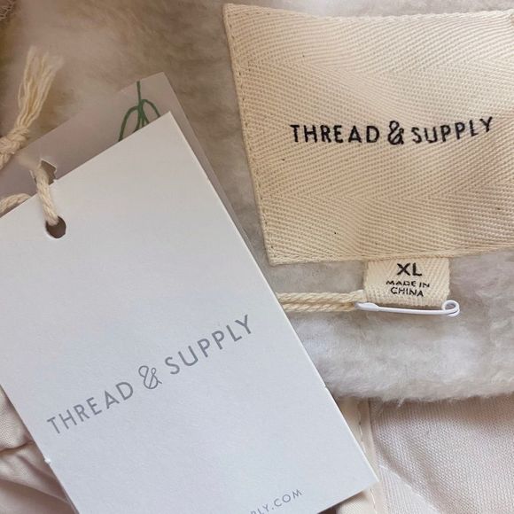 Thread & Supply Tie Dye Mixed Media Jacket - Size XL - Picture 6 of 6